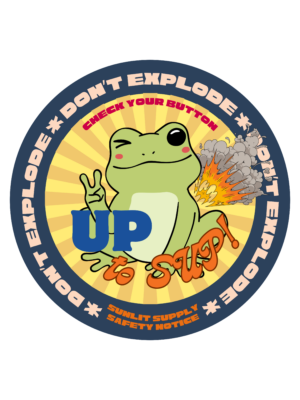 “Up to SUP Frog” Sticker
